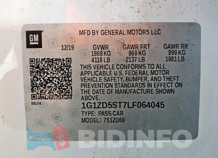 1G1ZD5ST7LF064045 Photo# 12