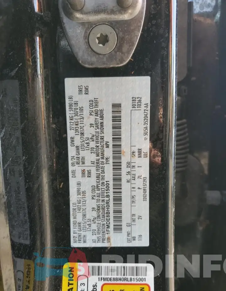 1FMDE8BH0RLB15001 Photo# 14