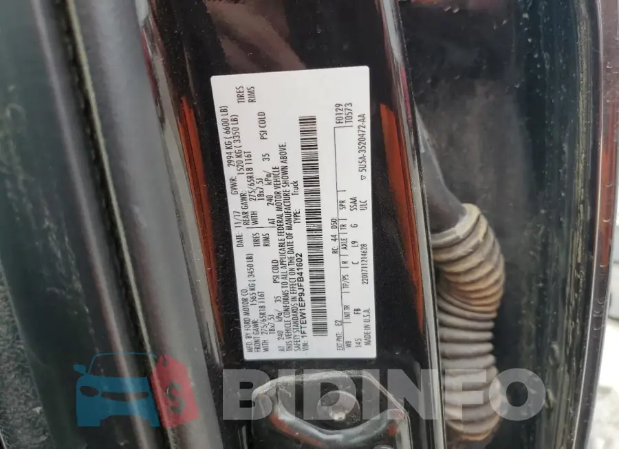 1FTEW1EP9JFB41602 Photo# 12