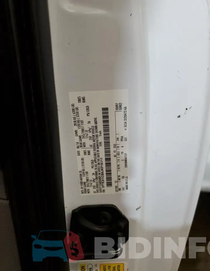 1FTEX1CB9JKF16111 Photo# 13