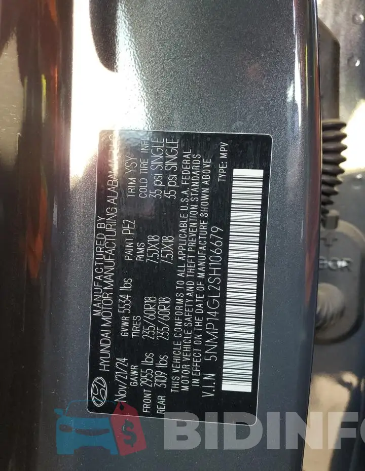 5NMP14GL2SH106679 Photo# 13