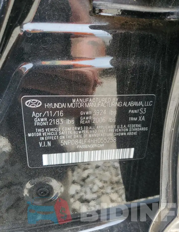 5NPD84LF4HH055258 Photo# 13