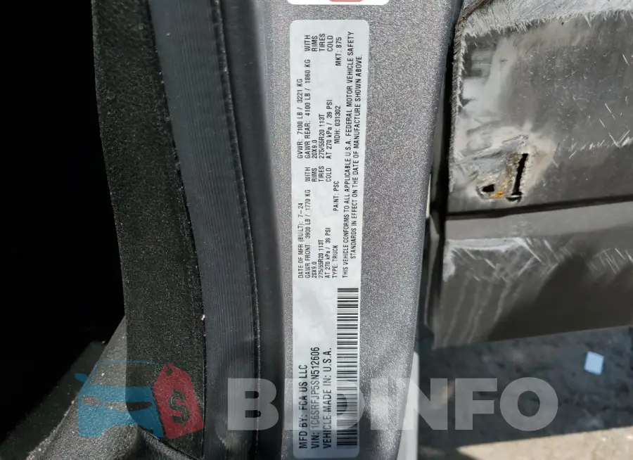 1C6SRFJP5SN512606 Photo# 12