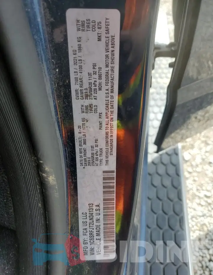 1C6SRFJT2LN341313 Photo# 12