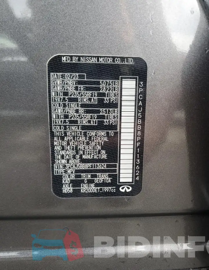 3PCAJ5BB8PF113624 Photo# 12