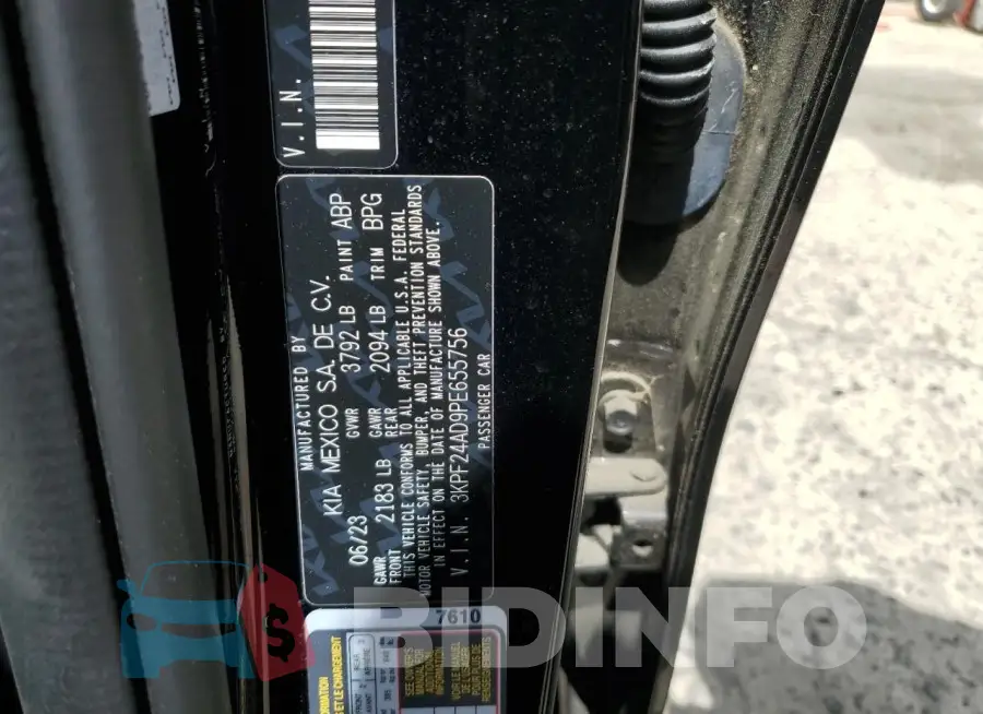 3KPF24AD9PE655756 Photo# 12