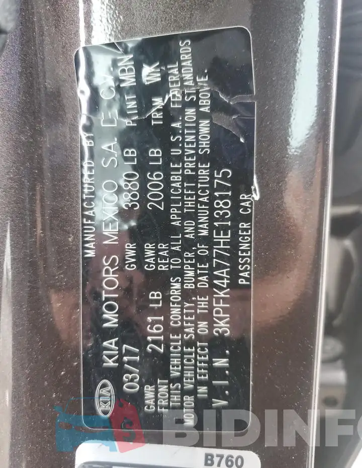 3KPFK4A77HE138175 Photo# 12