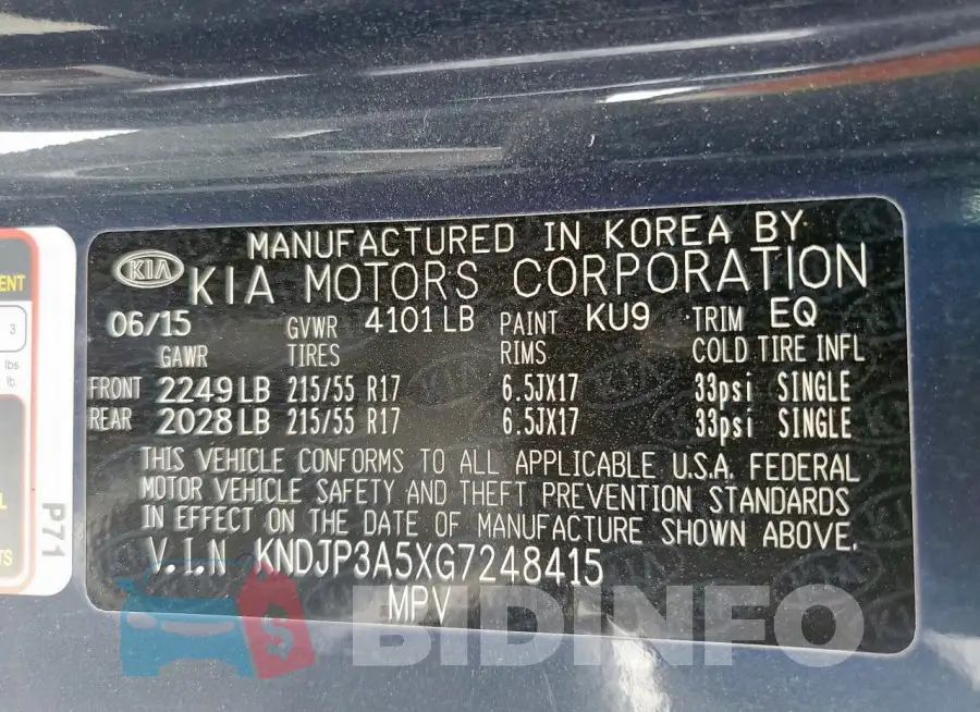 KNDJP3A5XG7248415 Photo# 12