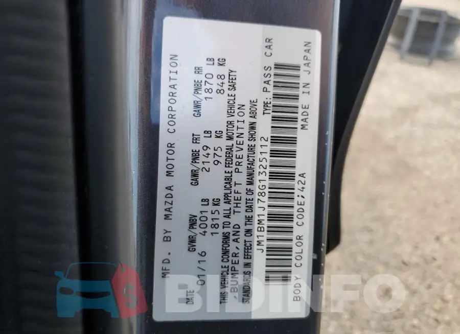 JM1BM1J78G1325112 Photo# 12
