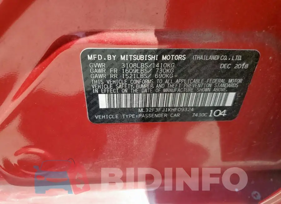 ML32F3FJ1KHF09324 Photo# 12