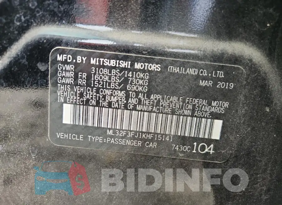 ML32F3FJ1KHF15141 Photo# 12