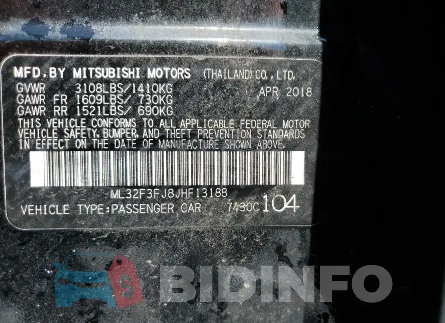 ML32F3FJ8JHF13188 Photo# 12
