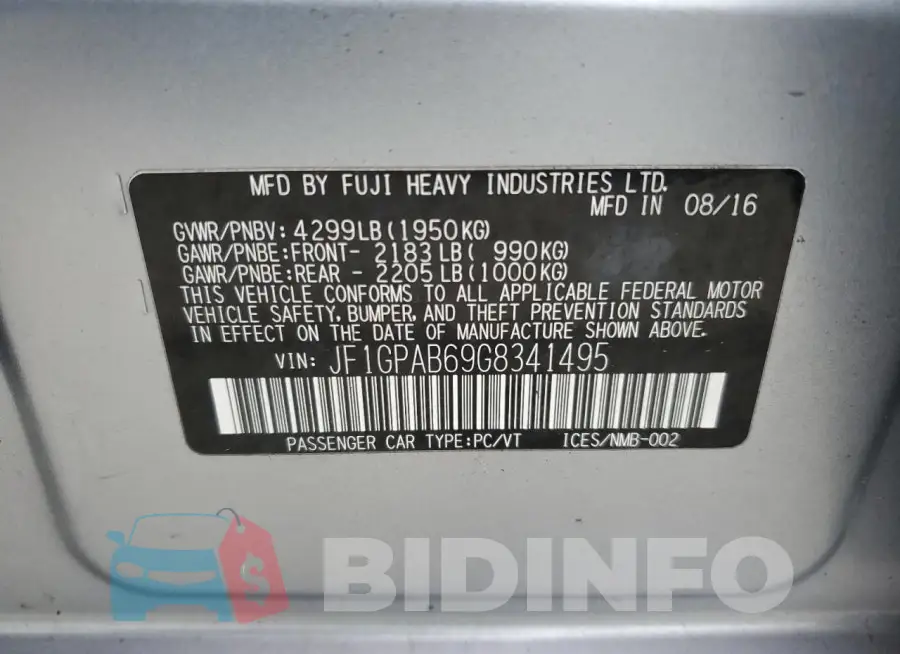 JF1GPAB69G8341495 Photo# 12