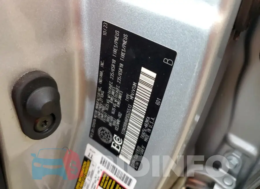 5TDKDRBH6PS525513 Photo# 14