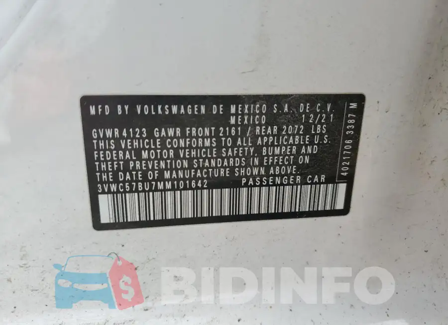 3VWC57BU7MM101642 Photo# 13