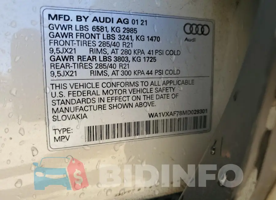 WA1VXAF78MD029301 Photo# 13