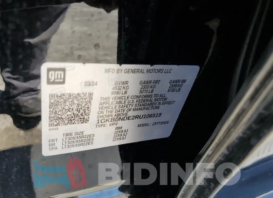 1GKB0NDE2RU106519 Photo# 13