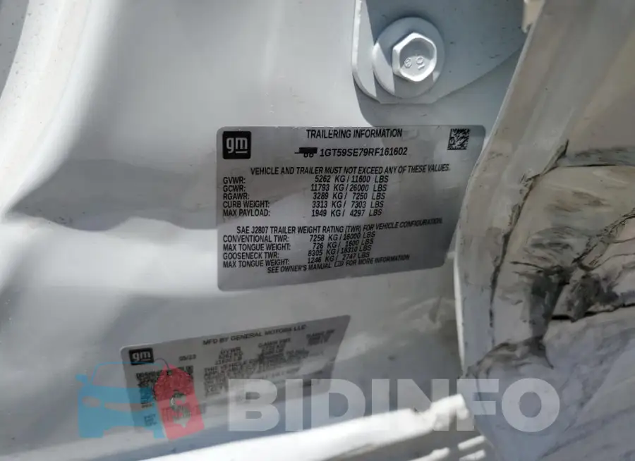 1GT59SE79RF161602 Photo# 12