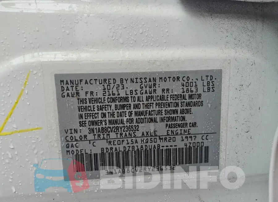 3N1AB8CV2RY236532 Photo# 12