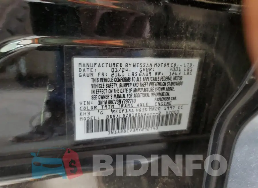 3N1AB8CV3RY292740 Photo# 12