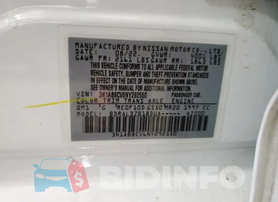 3N1AB8CV6NY292550 Photo# 12
