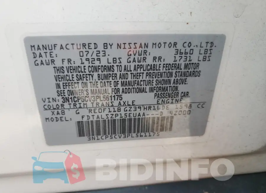 3N1CP5CV3PL561175 Photo# 13