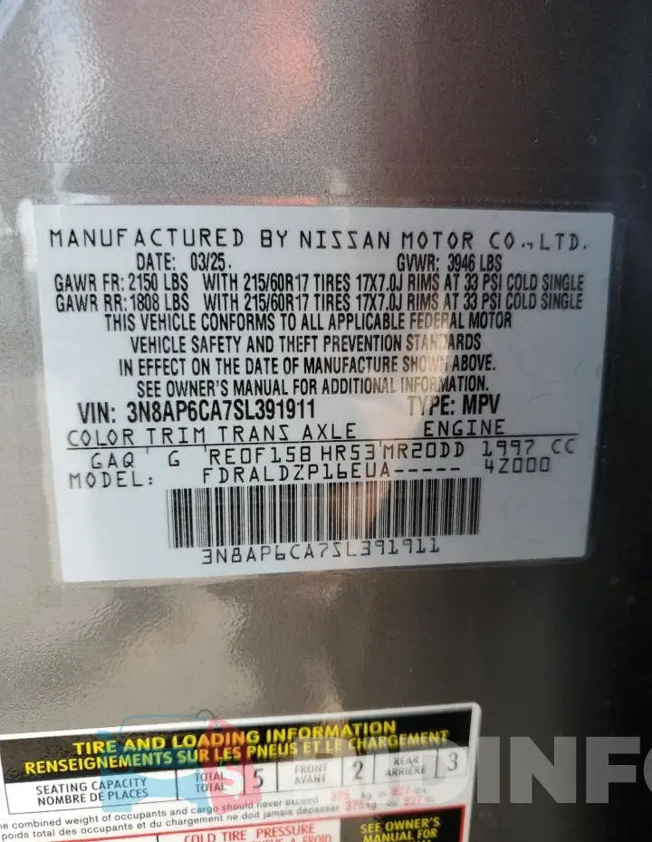 3N8AP6CA7SL391911 Photo# 12