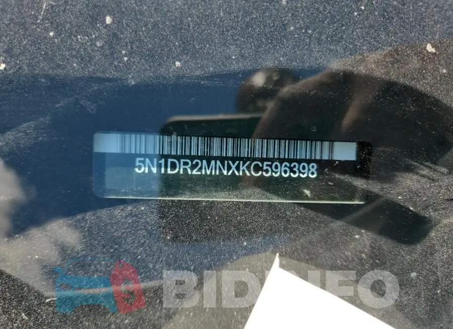 5N1DR2MNXKC596398 Photo# 13