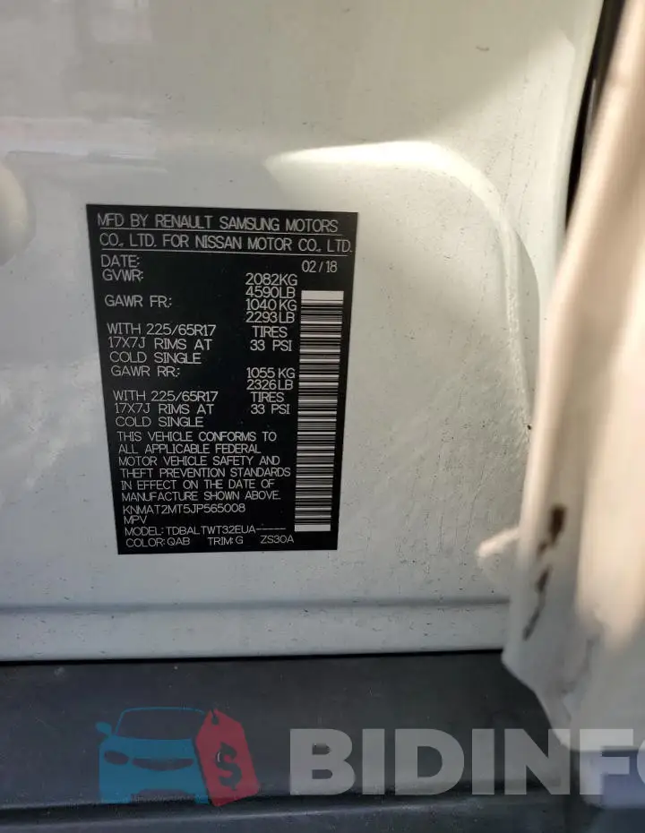 KNMAT2MT5JP565008 Photo# 13