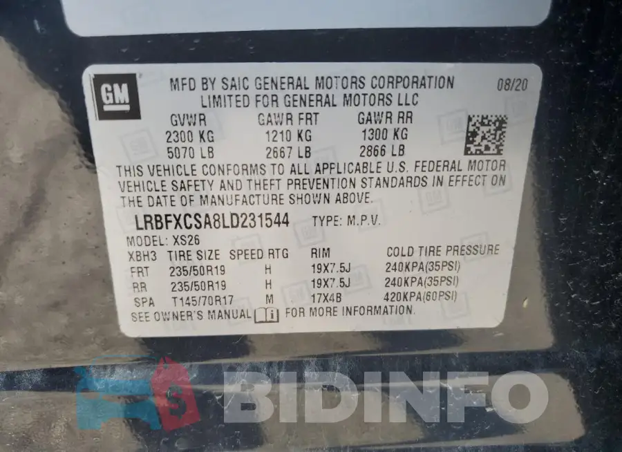 LRBFXCSA8LD231544 Photo# 14