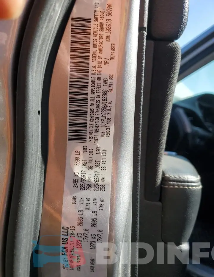 1C4PJMCS5GW183306 Photo# 13