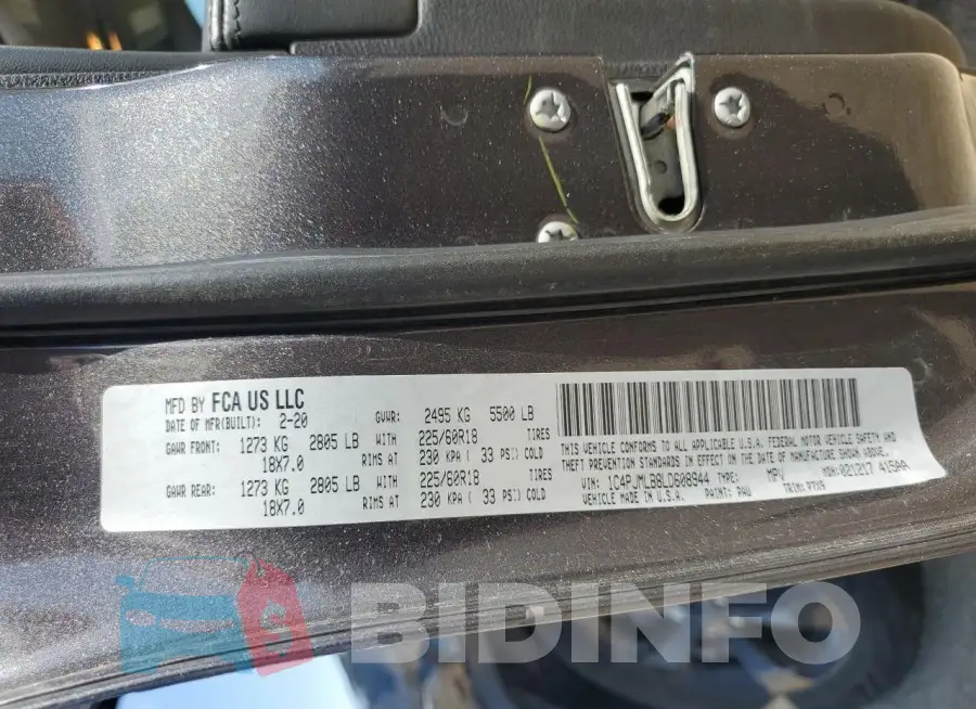 1C4PJMLB8LD608944 Photo# 12