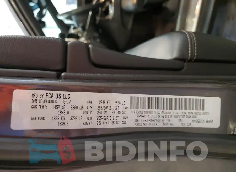1C4RJFBGXHC942102 Photo# 13