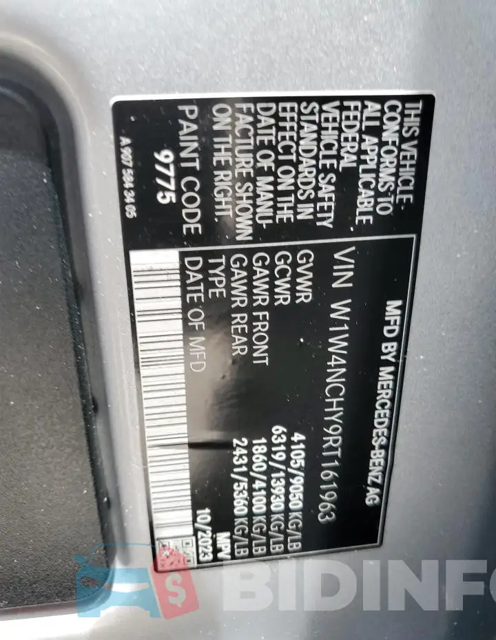 W1W4NCHY9RT161963 Photo# 13