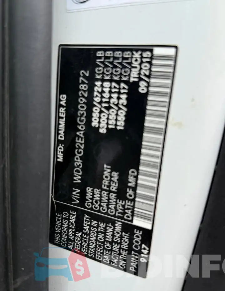 WD3PG2EA6G3092872 Photo# 10