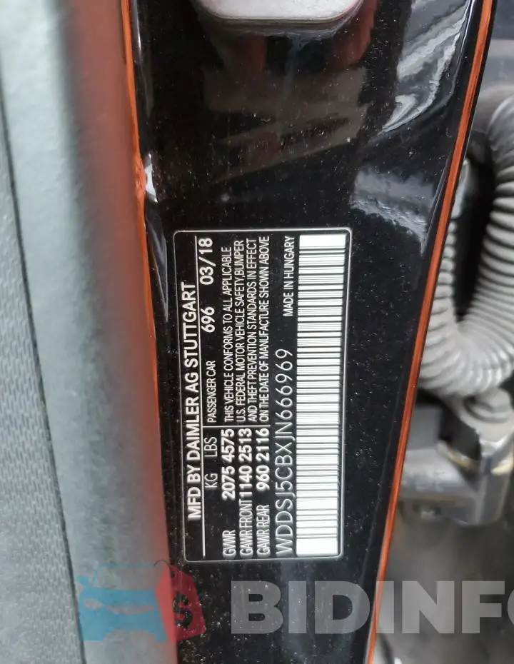 WDDSJ5CBXJN666969 Photo# 12