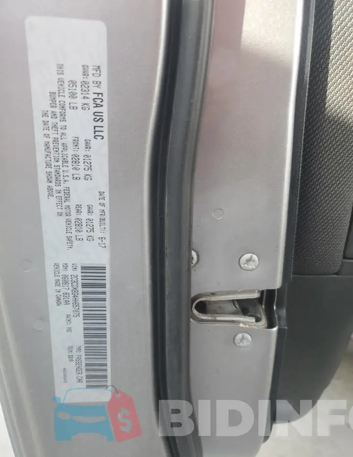 2C3CDXBG4HH657075 Photo# 12