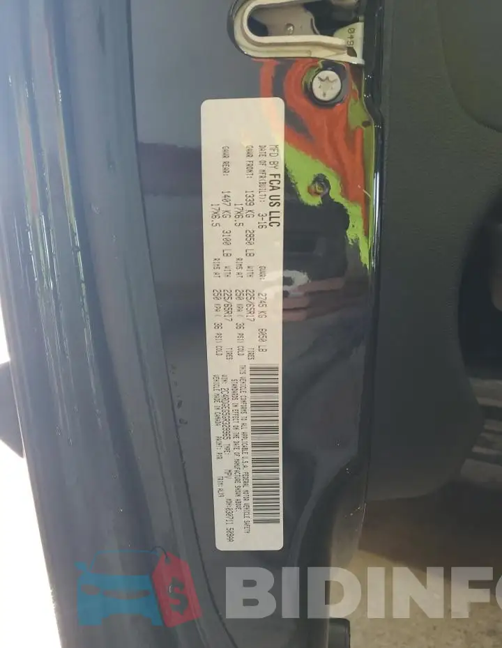 2C4RDGEG5GR329965 Photo# 13