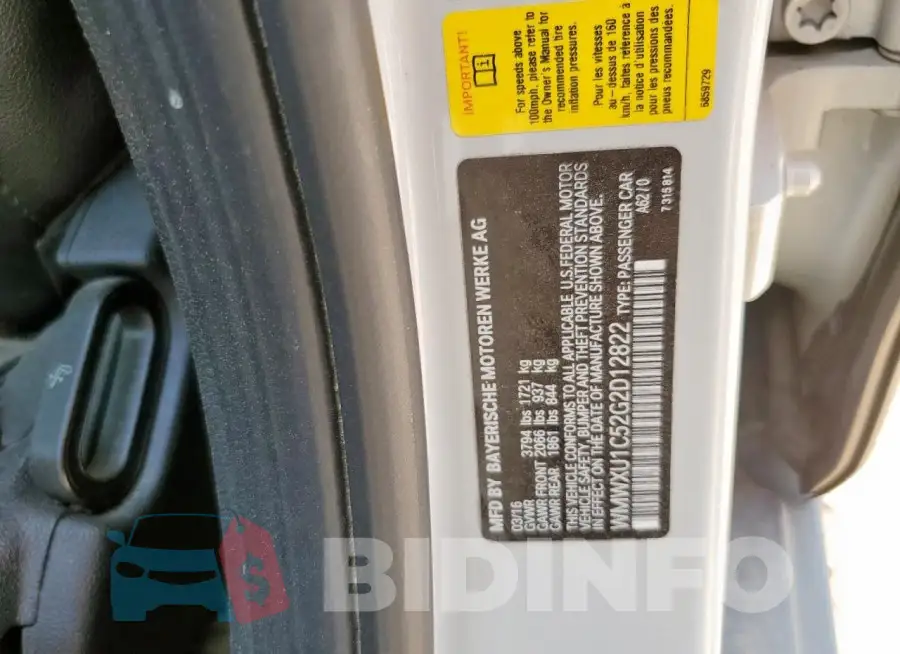 WMWXU1C52G2D12822 Photo# 12