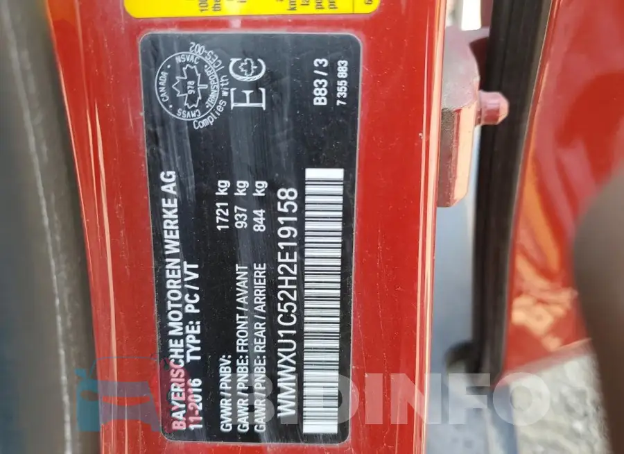 WMWXU1C52H2E19158 Photo# 12