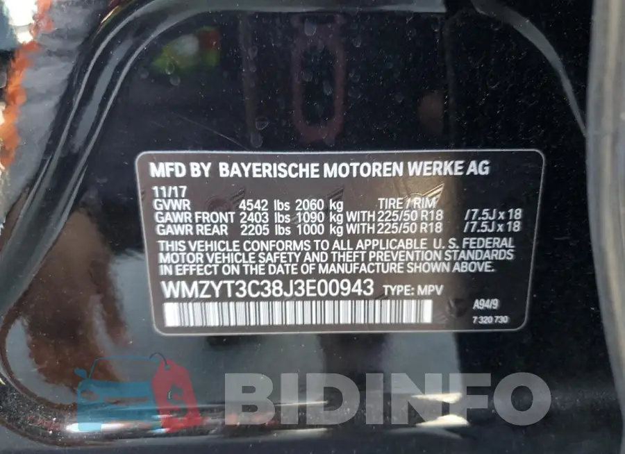 WMZYT3C38J3E00943 Photo# 12