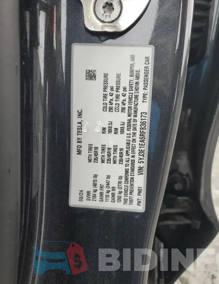 5YJ3E1EA6RF836173 Photo# 12