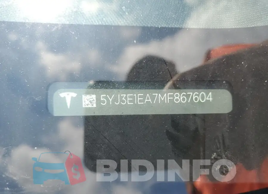 5YJ3E1EA7MF867604 Photo# 12