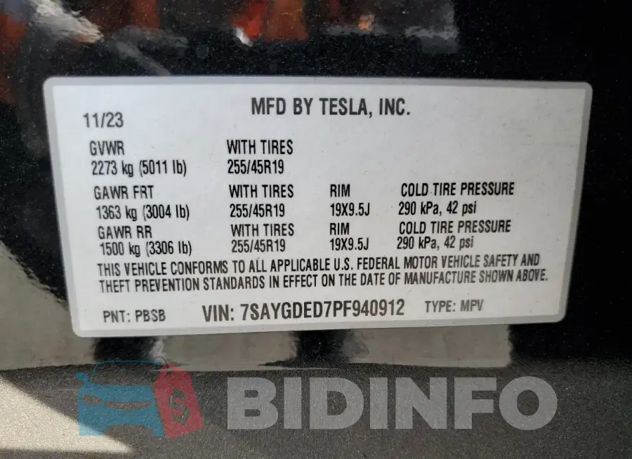 7SAYGDED7PF940912 Photo# 12