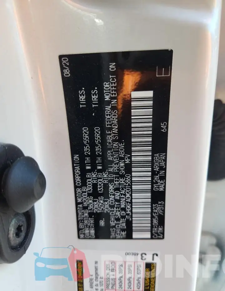 JTJHGKFA0M2015860 Photo# 13