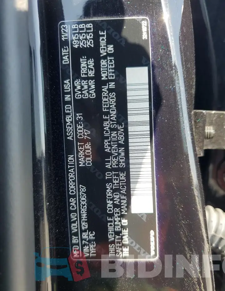 7JRL12FH4RG306787 Photo# 12