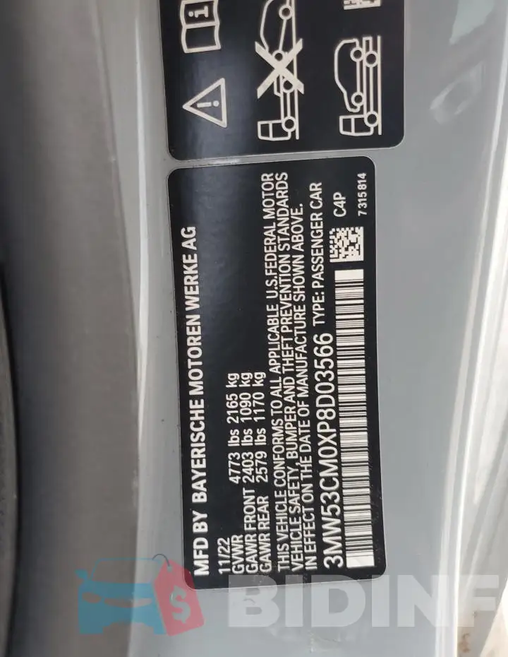 3MW53CM0XP8D03566 Photo# 12