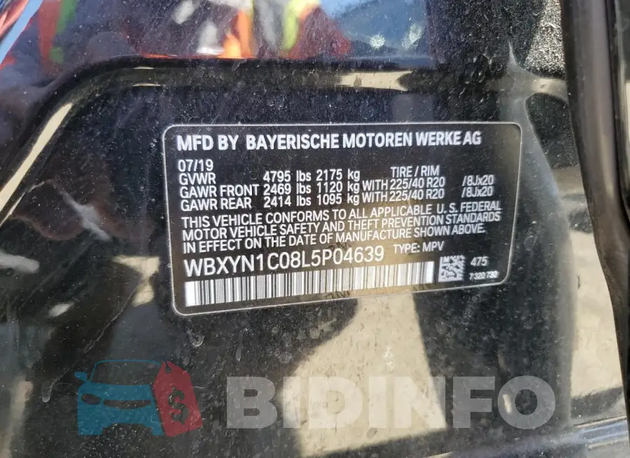 WBXYN1C08L5P04639 Photo# 12