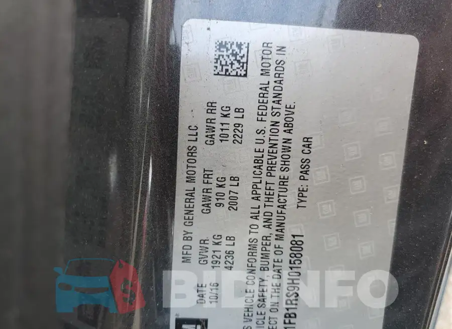 1G1FB1RS9H0158081 Photo# 12