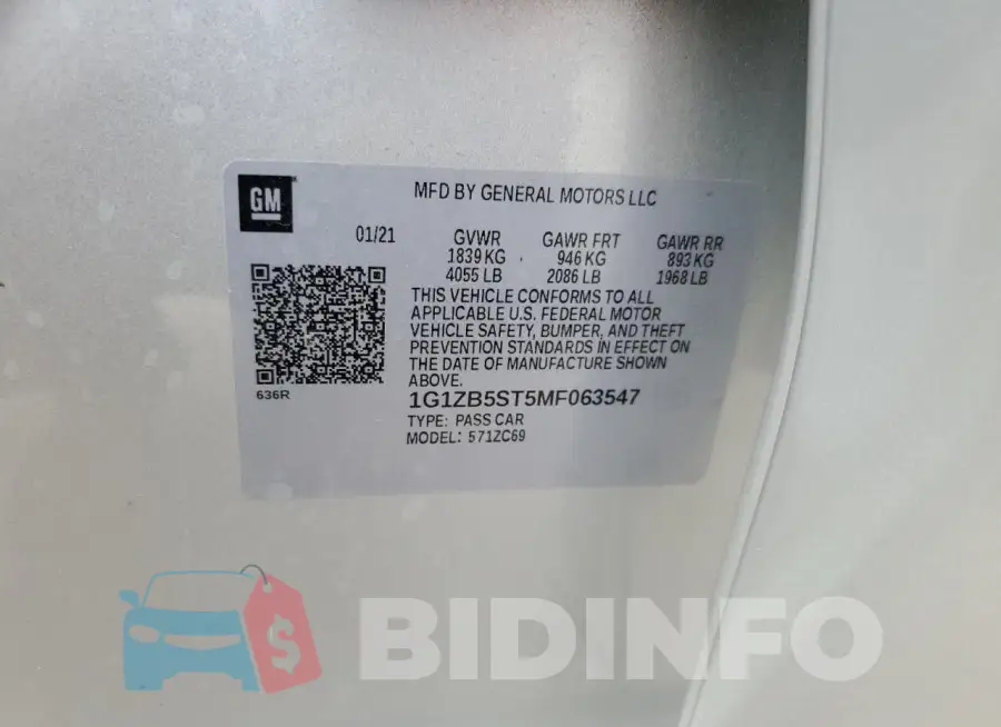 1G1ZB5ST5MF063547 Photo# 12